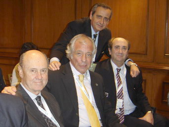 Dres. Ernesto Briggs, Roberto Villavicencio, Sergio Moguillansky y Hugo Guerra