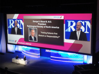 Fig. 1: Sesión inaugural RSNA 2012