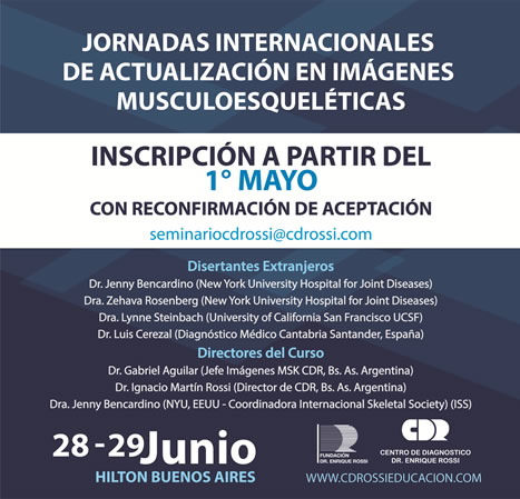 Jornadas Internacionales de Actualización en Imágenes Musculoesqueléticas