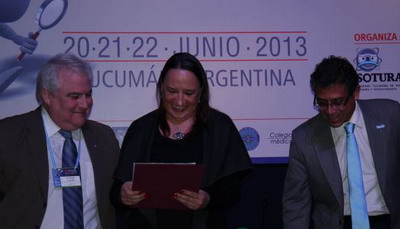 Dra. Gloria Soto Giordani, presidente del Colegio Interamericano de Radiología