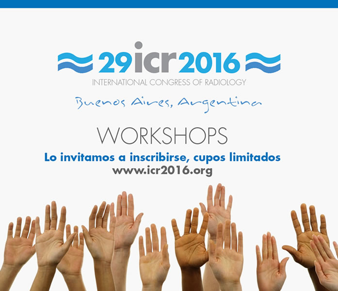 Workshops durante ICR2016 - ABIERTA LA INSCRIPCION!!