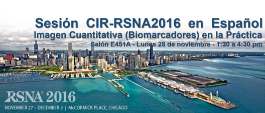 Sesión CIR RSNA 2016