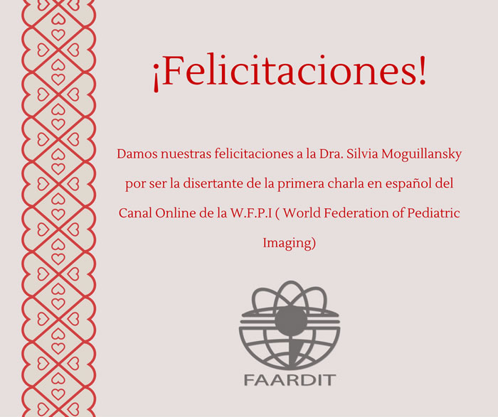 Felciitaciones Dra. Moguillansky