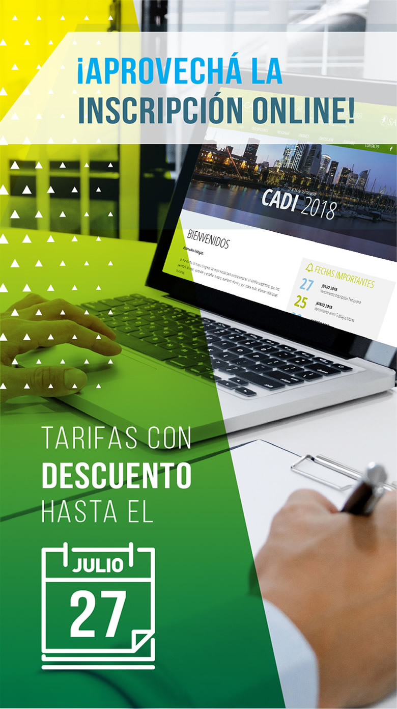 Inscripción on-line CADI 2018